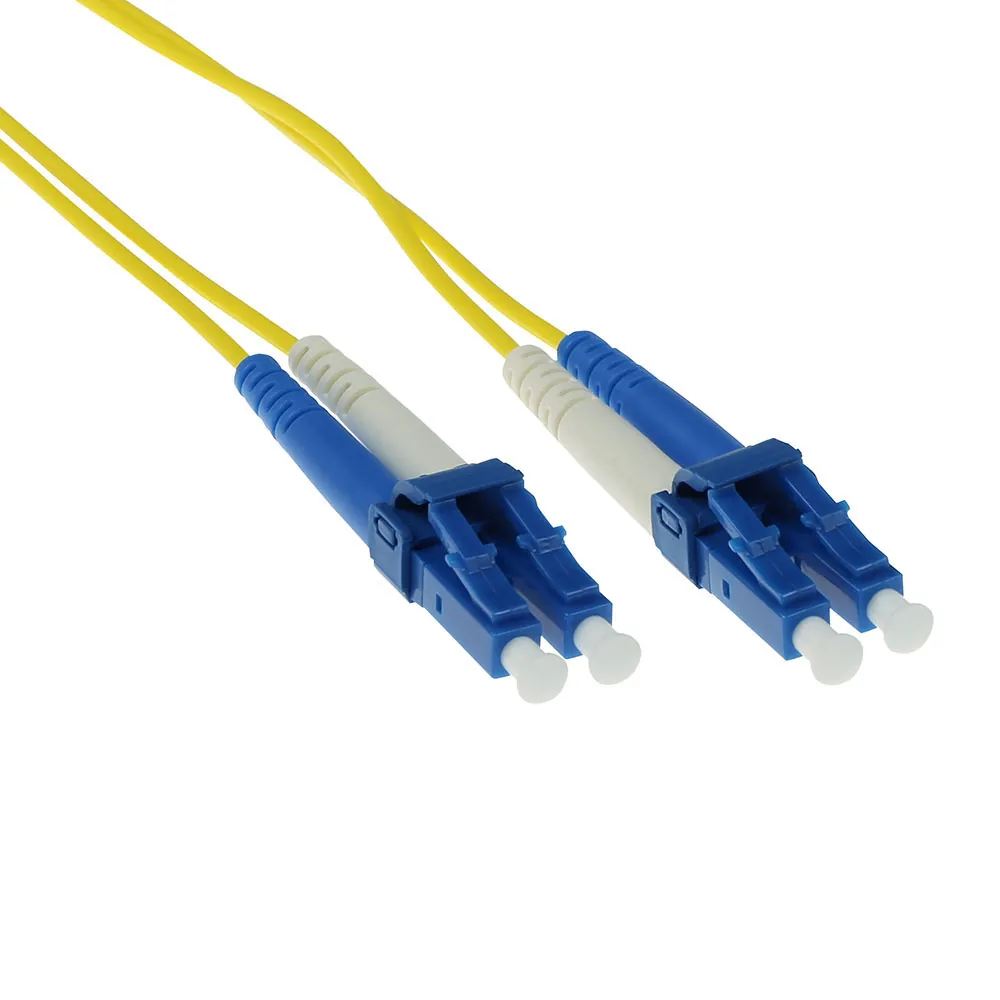 ACT LC-LC 9/125um OS1 Duplex 50m (RL9950) Cable de fibra óptica e InfiniBand Amarillo