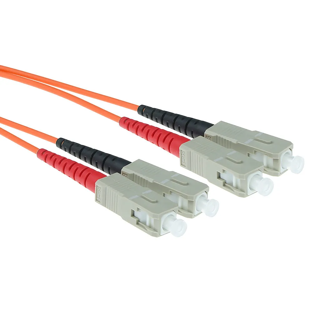 ACT SC-SC 50/125um OM2 Duplex 20m (RL3520) Cable de fibra óptica e InfiniBand Naranja