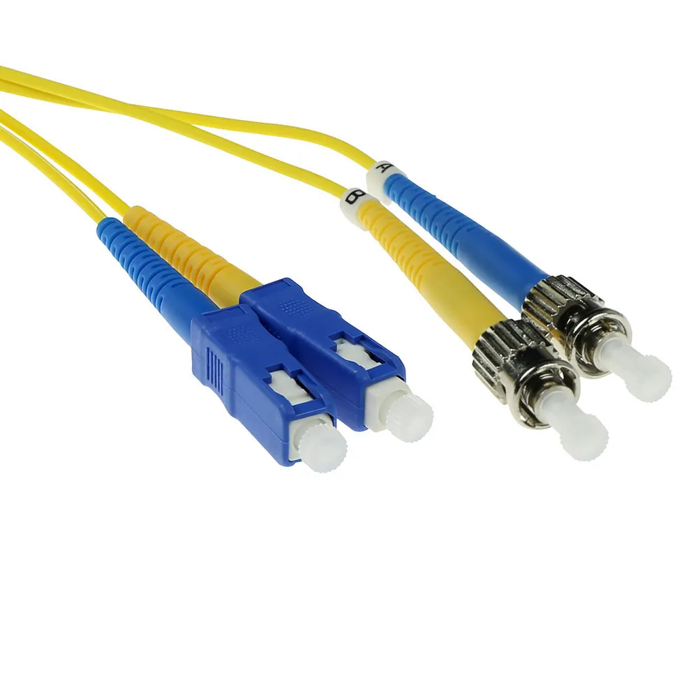 ACT SC-ST 9/125um OS1 Duplex 15.00m (RL2915) 15m Cable de fibra óptica e InfiniBand Amarillo