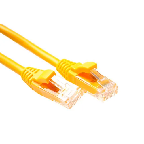 ACT UTP Cat5E 5.0m cable de red Amarillo 5 m