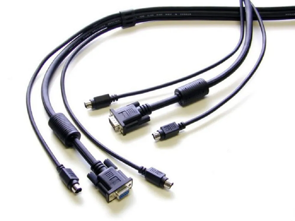 Neomounts SV cable para video, teclado y ratón (kvm) Negro 3 m