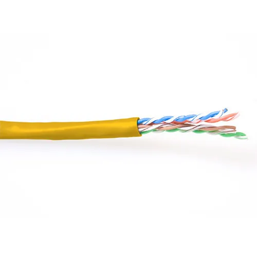 ACT 100m Cat6 Cable cable de red Amarillo
