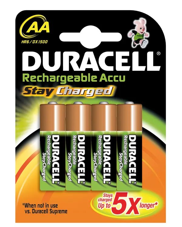 Duracell Stay Charged AA (4pcs) Batería recargable Níquel-metal hidruro (NiMH)