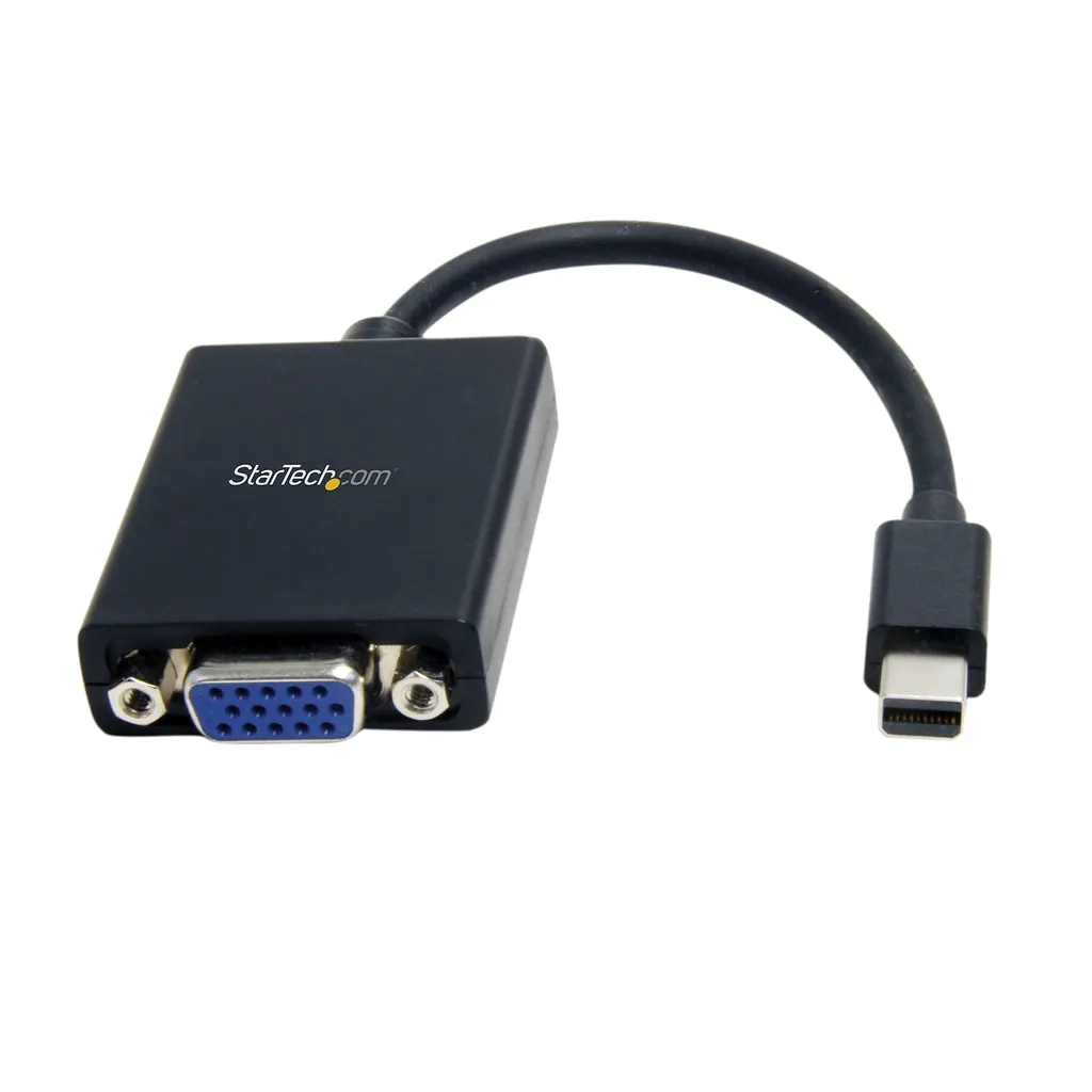 StarTech.com MDP2VGA adaptador de cable de vídeo 0,13 m VGA (D-Sub) Negro