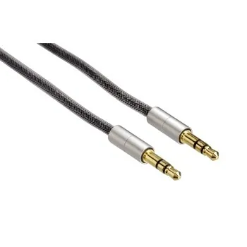 Hama 00080869 cable de audio 2 m 3,5mm Plata