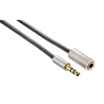 Hama 00080867 cable de audio 2 m 3,5mm Plata
