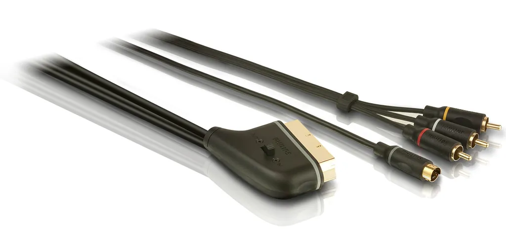 Philips SWV7255S/10 adaptador de cable de vídeo 1,8288 m Negro