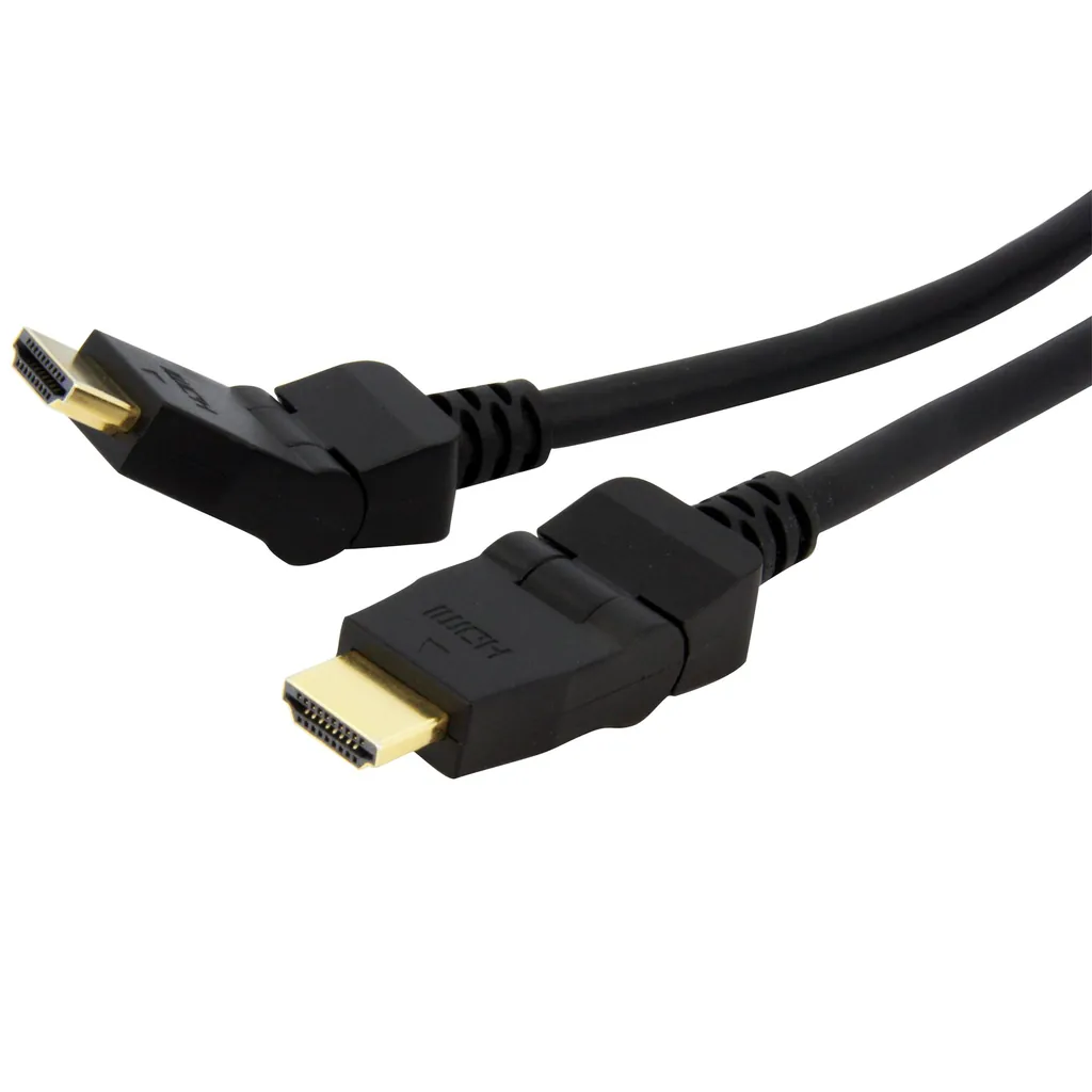 StarTech.com HDMIROTMM6 cable HDMI HDMI tipo A (Estándar) Negro