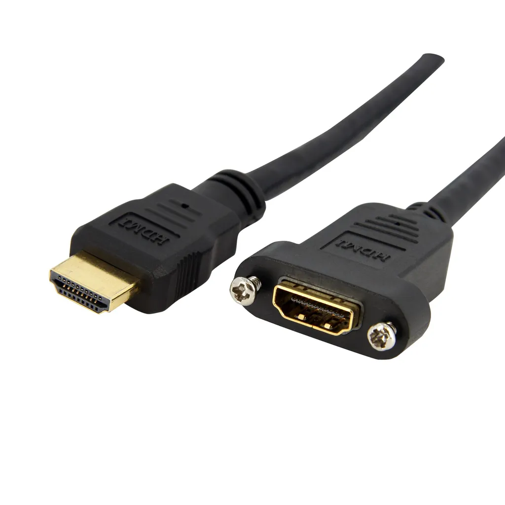StarTech.com HDMIPNLFM3 cable HDMI HDMI tipo A (Estándar) Negro