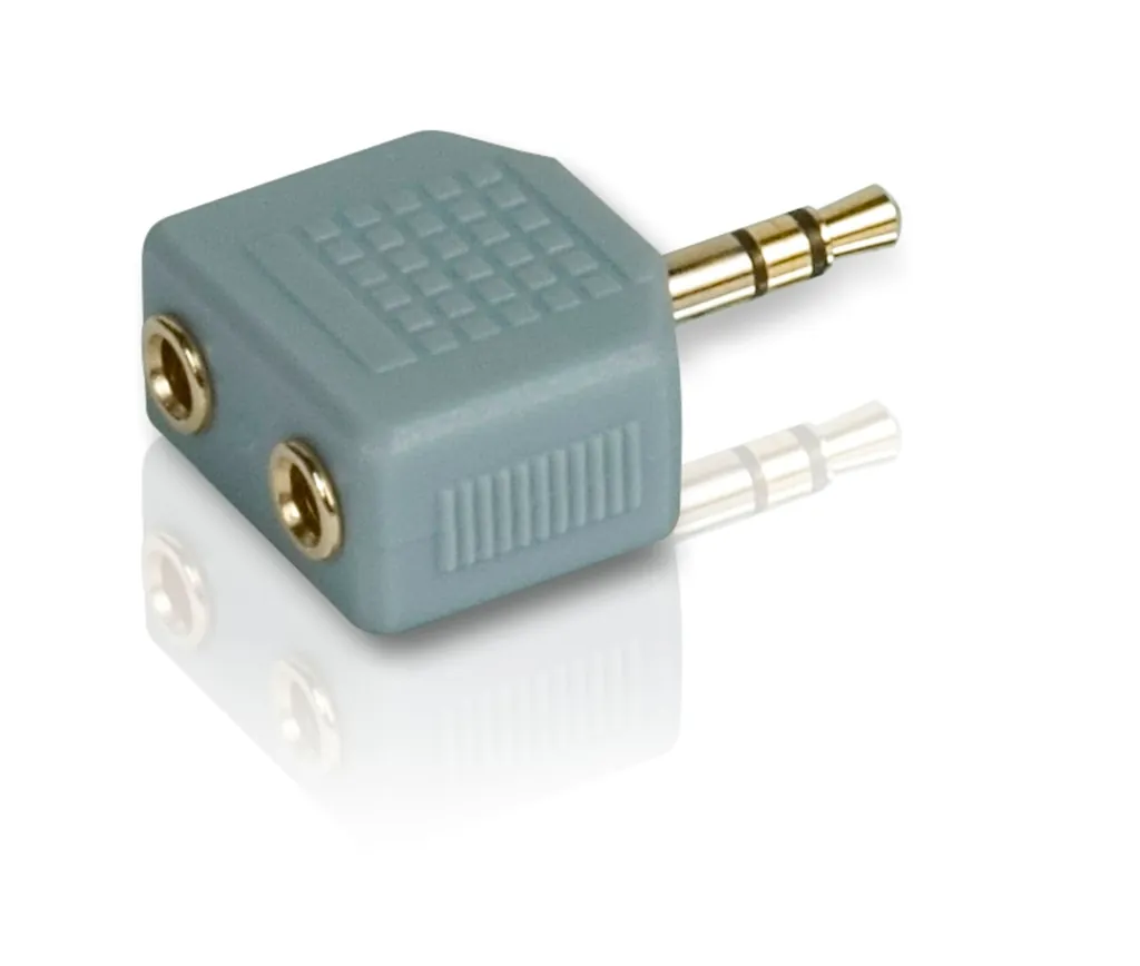 Philips SWA4551S/10 cambiador de género para cable 3.5mm 2x 3.5mm Gris