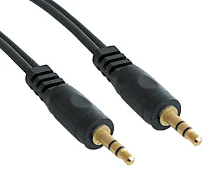 Lindy 3.5mm M/M Cable cable de audio 2 m 3,5mm Negro