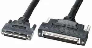 Lindy 1m SCSI-V Cable cable SCSI Negro