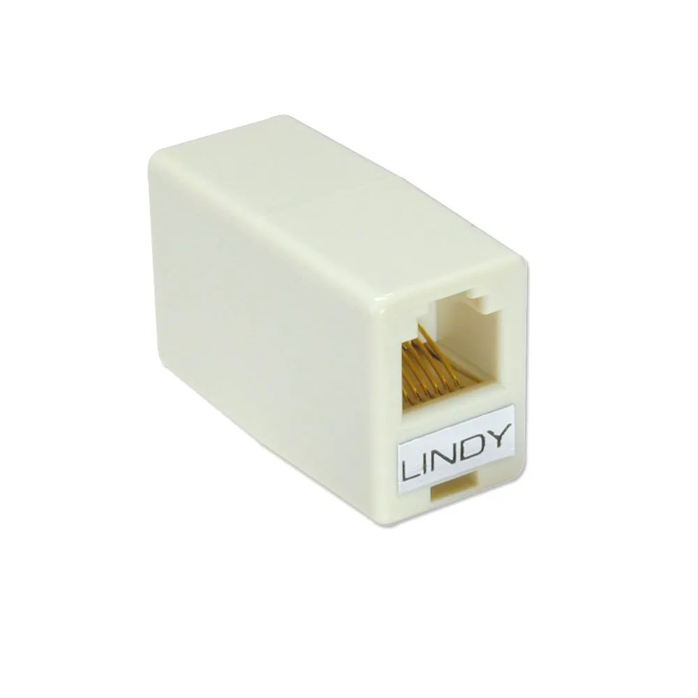 Lindy RJ-11/RJ-12 Line Coupler 6-pin RJ-11/RJ-12 Blanco