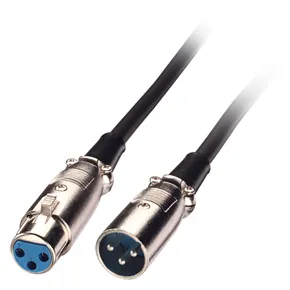 Lindy XLR M/F 6.0m cable de audio 6 m XLR (3-pin) Negro
