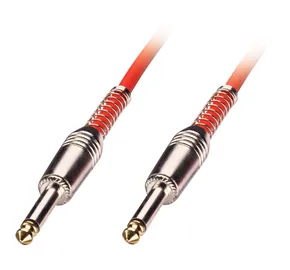 Lindy 6.3mm M/M 2.0m cable de audio 2 m 6,35mm Rojo