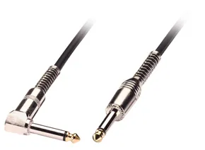 Lindy 6.3mm M/M 1.0m cable de audio 1 m 6,35mm Negro