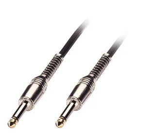 Lindy 6.3mm M/M 2.0m cable de audio 2 m 6,35mm Negro