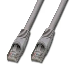 Lindy Cat.5e UTP 3.0m cable de red Gris 3 m Cat5e U/UTP (UTP)