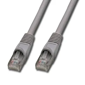 Lindy Cat.5e UTP 5.0m cable de red Gris 5 m Cat5e