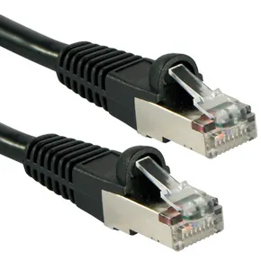 Lindy FTP Cat. 5e, 0.5m cable de red Negro 0,5 m