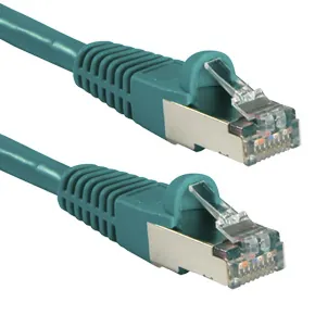 Lindy Cat.5e FTP 1m cable de red Verde Cat5e F/UTP (FTP)