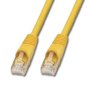 Lindy 0.3m CAT6 UTP Cable cable de red Amarillo 0,3 m