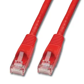 Lindy Cat.6 UTP 20.0m cable de red Rojo 20 m