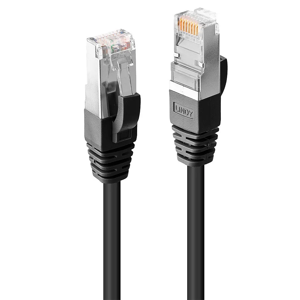 Lindy 45600 cable de red Negro 0,3 m Cat6 SF/UTP (S-FTP)