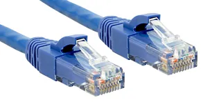 Lindy Cat.6 UTP Premium 5.0m cable de red Azul 5 m