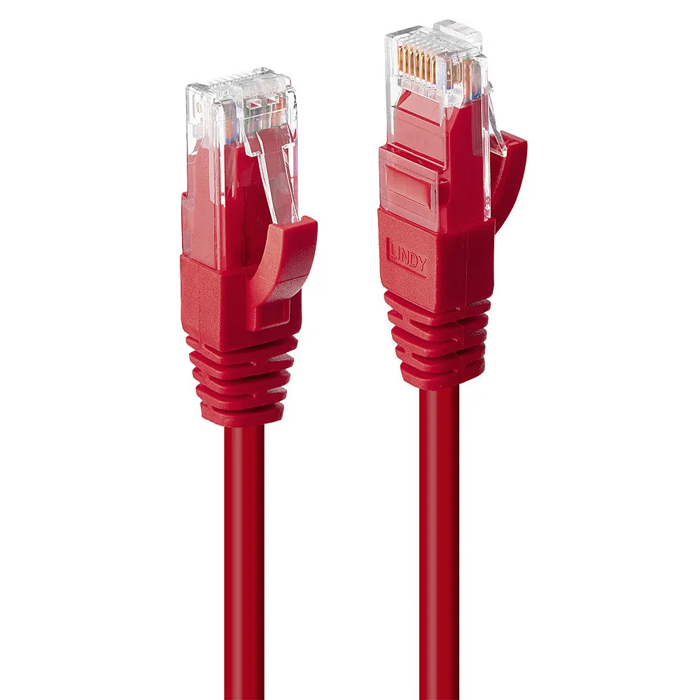 Lindy 45454 cable de red Rojo 3 m