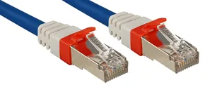 Lindy Cat.6 (A) SSTP / S/FTP PIMF Premium 0.3m cable de red Azul 0,3 m