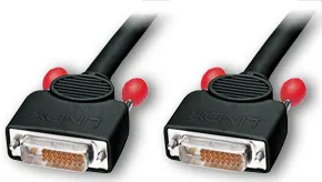 Lindy DVI-D Dual Link 15.0m cable DVI 15 m Negro