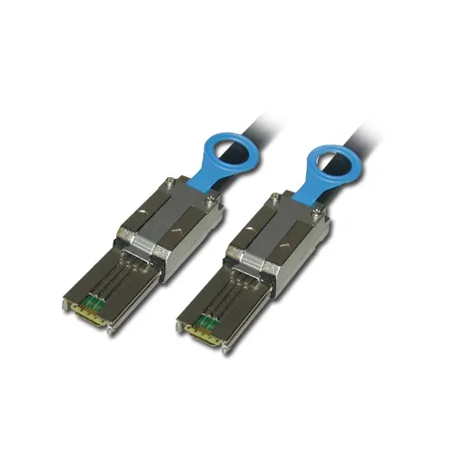 Lindy SAS/SATA II Multilane Infiniband Cable, 3m cable de SATA Negro