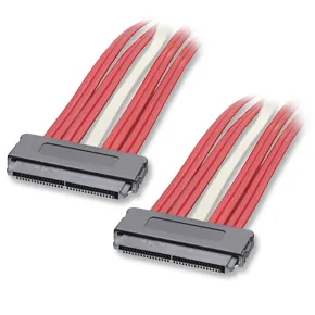 Lindy Internal SATA & SAS cable cable de SATA 1 m Negro