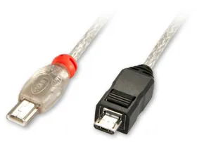 Lindy USB 2.0 Mini-A / Micro-B 2.0m cable USB 2 m Mini-USB A Micro-USB B