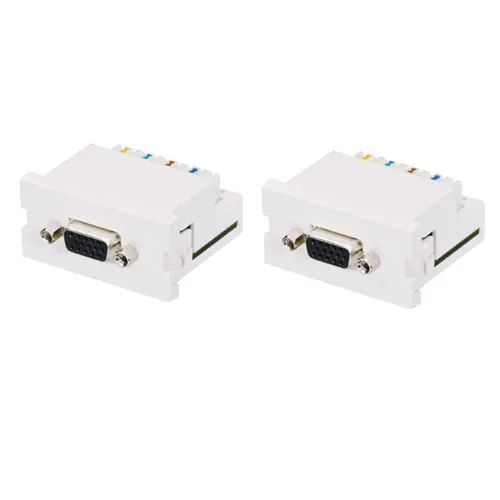 Lindy 60538 cambiador de género para cable VGA Blanco