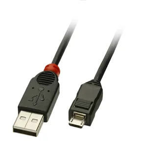 Lindy 2m USB A/micro-B Cable cable USB Micro-USB B Negro