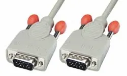 Lindy 2m VGA Cable - Standard VGA Monitor Cable (15HDM/15HDM) cable VGA VGA (D-Sub) Gris