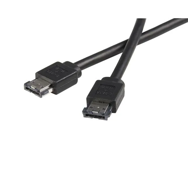 StarTech.com 3 ft Power eSATA Cable cable de SATA 0,9 m Negro