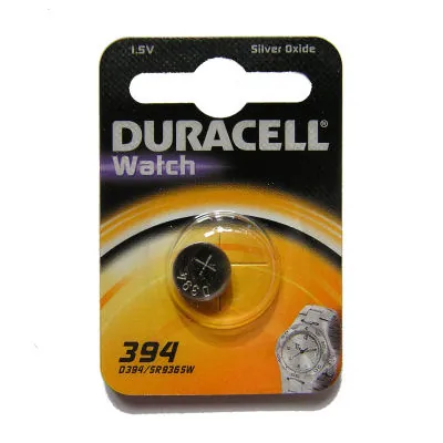 Duracell D394 Batería de un solo uso Óxido de plata