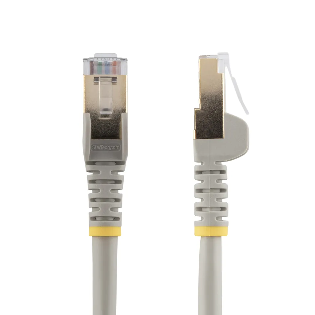 StarTech.com C6ASPAT7GR cable de red Gris 2,13 m Cat6a U/FTP (STP)