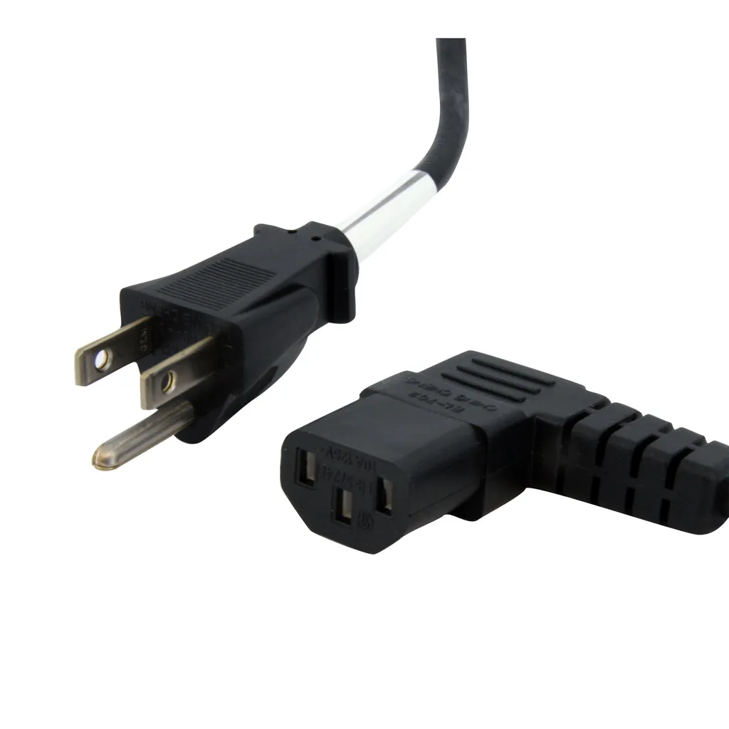 StarTech.com PXT101L cable de transmisión Negro 1,8 m NEMA 5-15P C13 acoplador