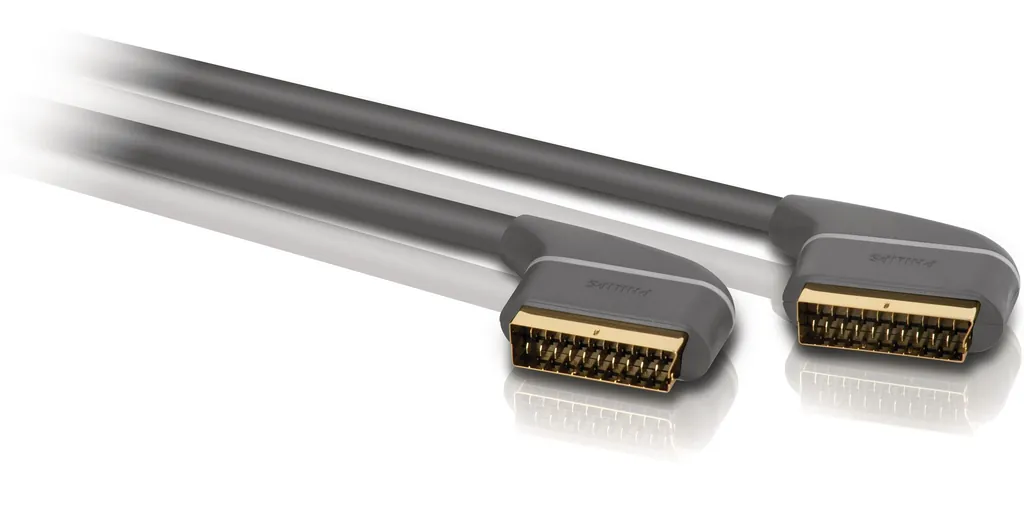 Philips SWV4541S/10 cable EUROCONECTOR 1,5 m SCART (21-pin) Negro