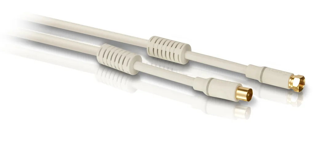 Philips SWV4153S/10 cable coaxial 3 m Blanco