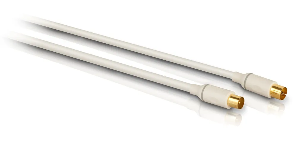 Philips SWV7116S/10 cable coaxial 10 m Blanco
