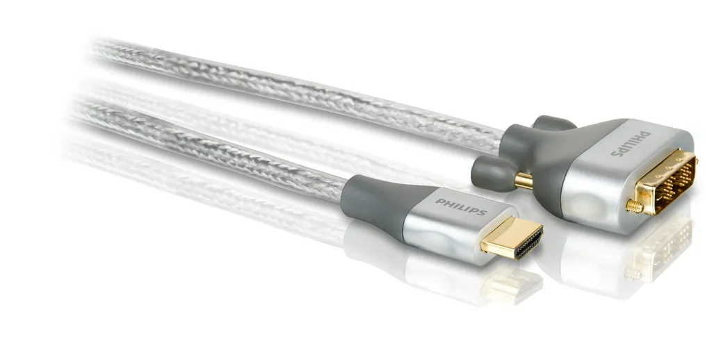 Philips SWV3442S/27 adaptador de cable de vídeo 1,83 m Gris