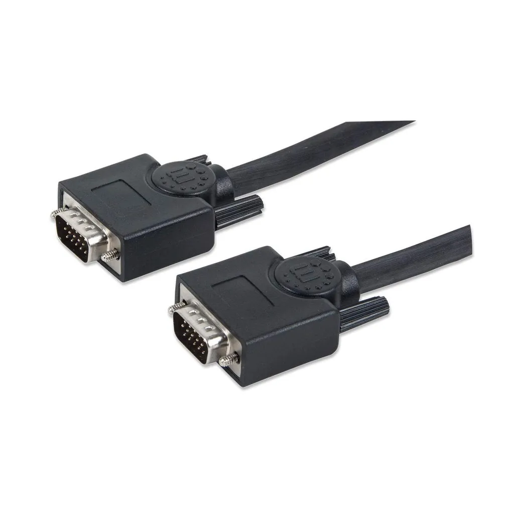 Manhattan 372978 cable VGA 7,5 m VGA (D-Sub) Negro