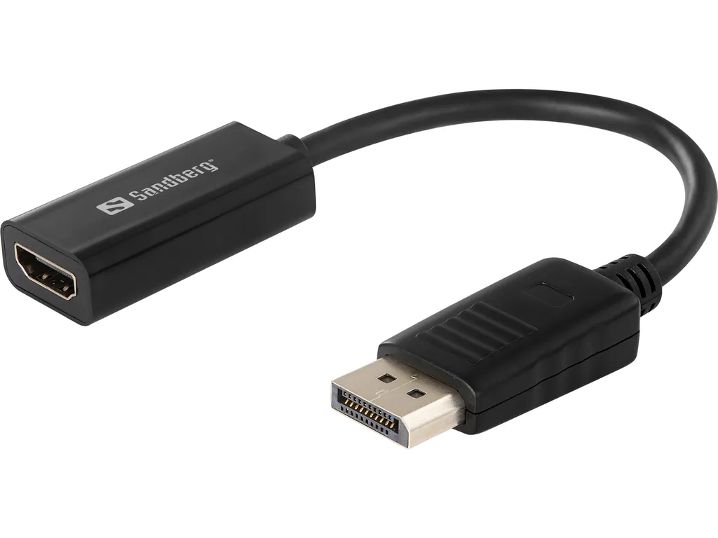 Sandberg 508-28 adaptador de cable de vídeo Negro