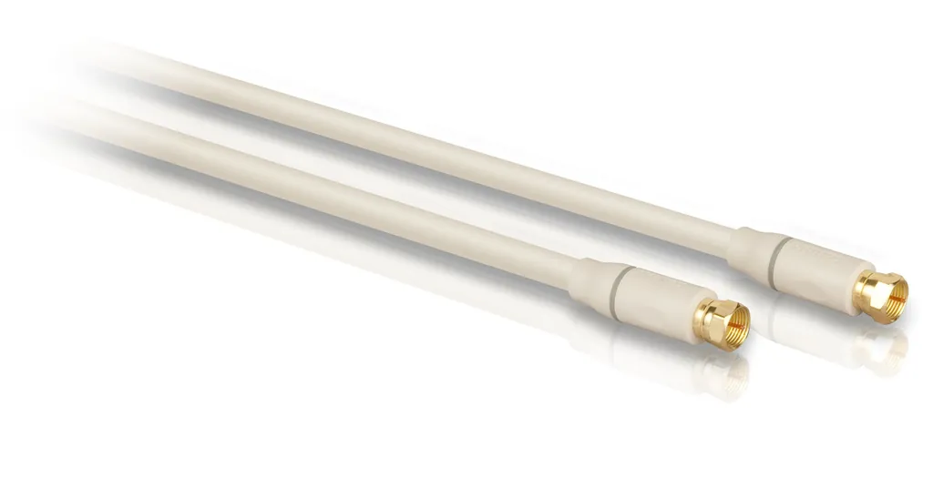 Philips SWV7164S/10 cable coaxial 5 m Blanco
