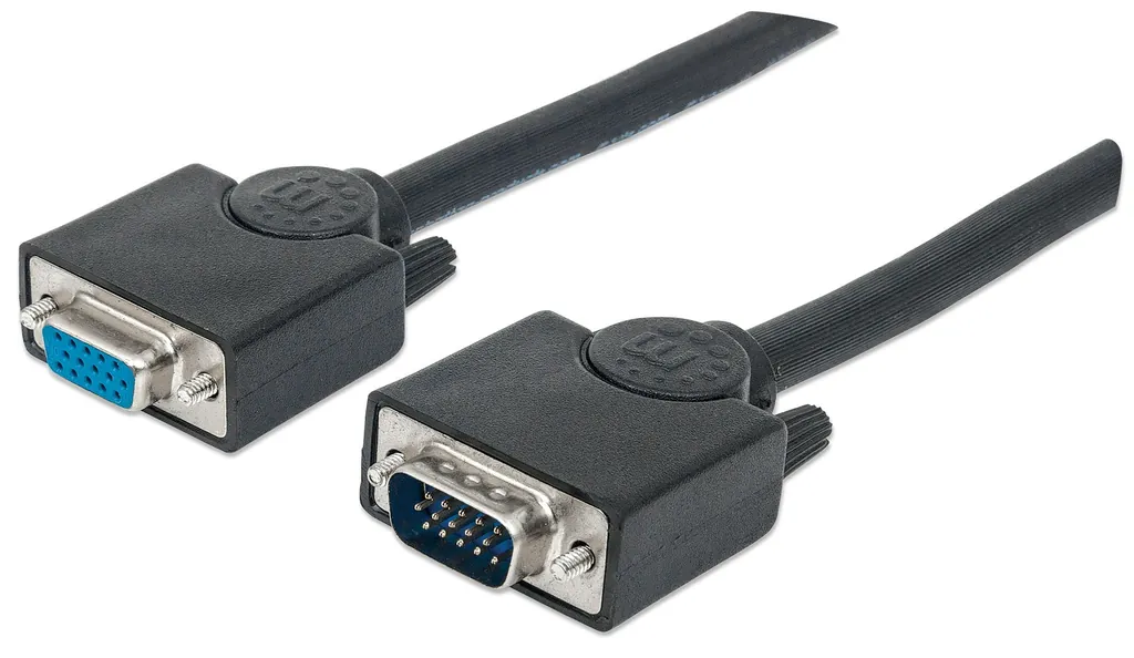 Manhattan 313612 cable VGA 15 m VGA (D-Sub) Negro